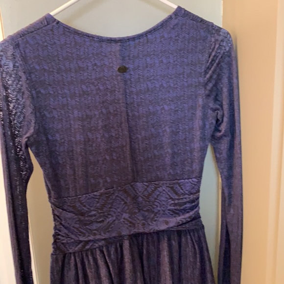 Athleta purple/blue “Packerita” long sleeved dress - Picture 9 of 10